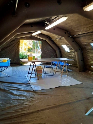 Villanova d'Asti: è pronta la tenda per le vaccinazioni antinfluenzali, domani l'apertura