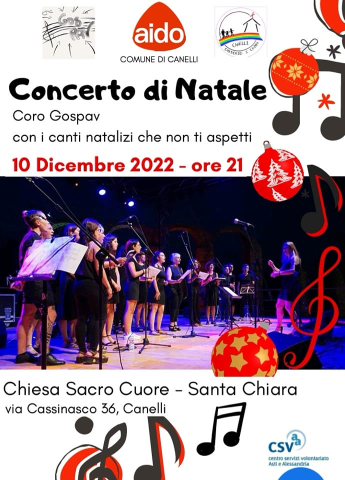 Canelli | Concerto di Natale dell'AIDO (edizione 2022)