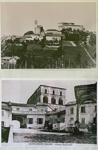 Castello di Castelnuovo Calcea (foto d'epoca)