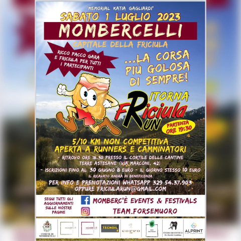 Mombercelli | Friciula Run (edizione 2023)