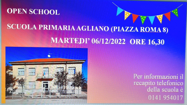 Agliano Terme | Open school della Scuola Primaria
