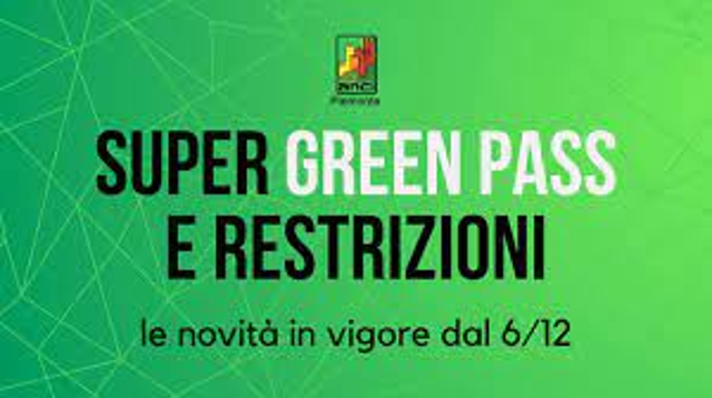 Super green pass e restrizioni: le novità in vigore dal 06/12/2021
