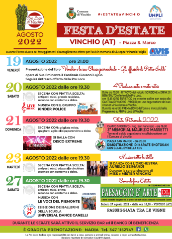 Vinchio | Festa patronale 2022