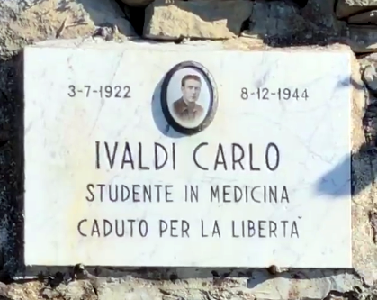 Lapide commemorativa a Carlo Ivaldi