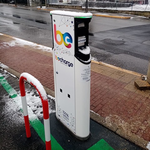 Electric vehicles charging station - San Damiano d'Asti (piazza IV Novembre)