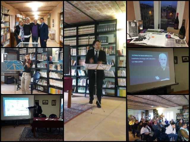 Castelnuovo Belbo: salone della biblioteca gremito per il convegno di Raoul Robinson