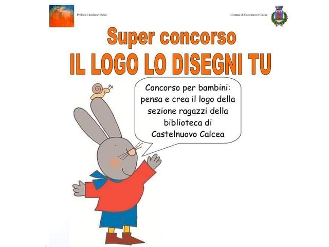 Concorso "Il logo lo disegni tu": i bambini creano il logo della Biblioteca di Castelnuovo Calcea
