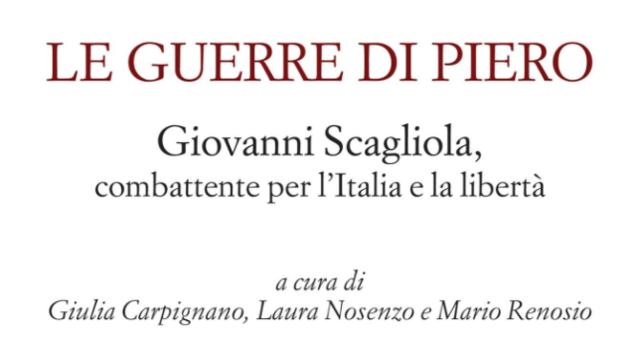 Al Salone del Libro di Torino la presentazione di "Le guerre di Piero": biografia dell'eroe valferenese Giovanni Scagliola