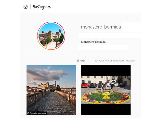 Il Comune di Monastero Bormida approda su Instagram